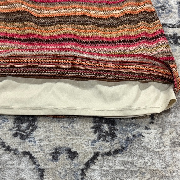 Kendall & Kylie Crochet Striped Mini Skirt – Size Small - Picture 5 of 10